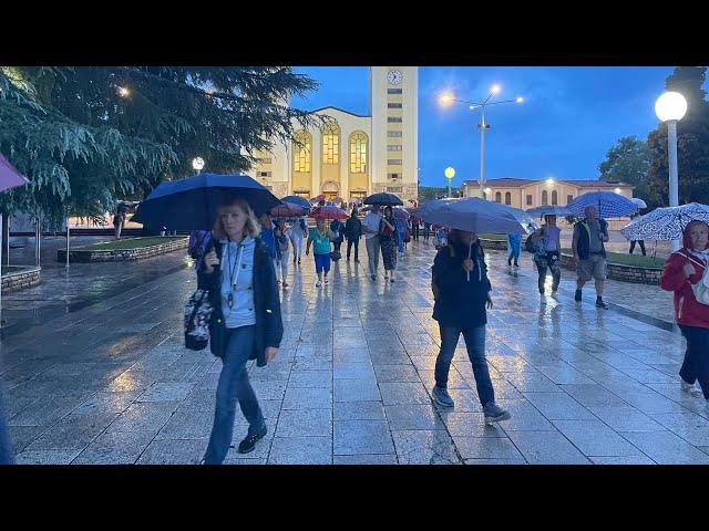 WOW ! NON STOP RAIN in MEDJUGORJE