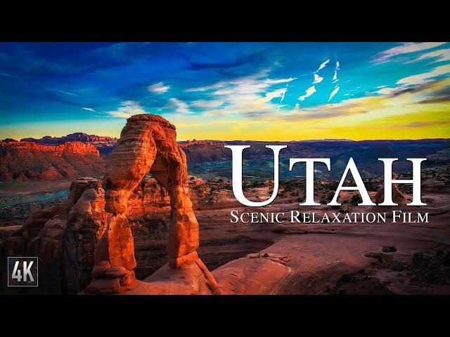 Utah 4K Scenic Relaxation Film | Arches National Park | Zion National Park | #BryceCanyon #Utah4K