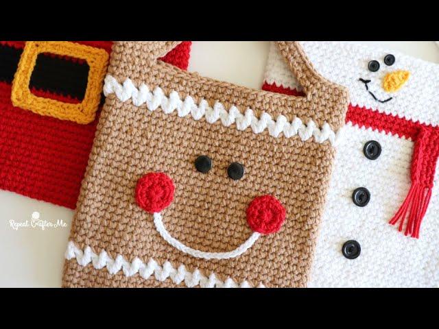 Crochet Gingerbread Tote Bag