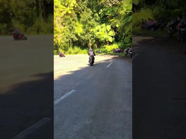 Practicing How To Ride On The Big Curve 