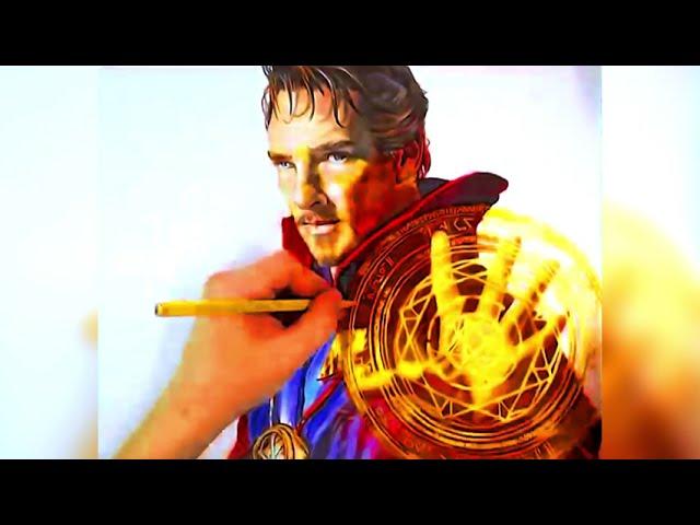 Doctor strange Pencil drawing step by step @Arun.fantasric.gameplay