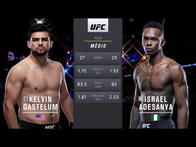 Kelvin Gastelum x Israel Adesanya | LUTA COMPLETA | Hall da Fama UFC 2025