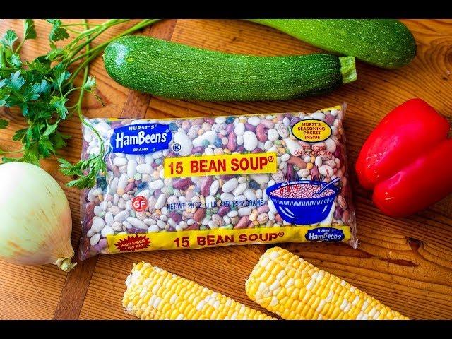 Instant Pot Summer Vegetable 15 BEAN SOUP