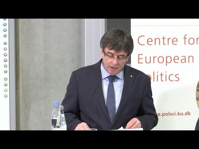 Puigdemont: "The Spanish political establishment cannot conceive Catalonia as a political subject"