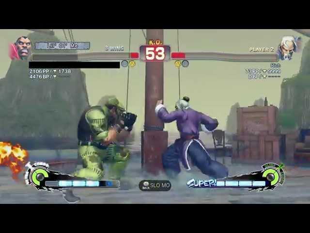 USF4 5 - Balrog vs Gen(Me) (PC)