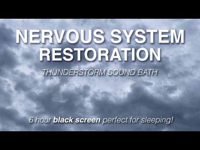 Relaxing Thunderstorm Sound Bath | Deep Restorative Sleep