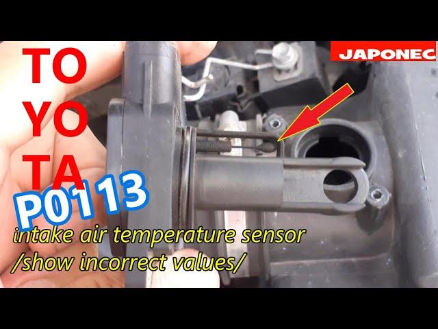 Toyota p0113 fix intake air temperature sensor replacement p0111,p0112