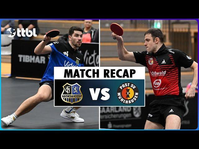 SAARBRÜCKEN vs. MÜHLHAUSEN (Tischtennis Bundesliga Recap) | 2025 Matchday 14