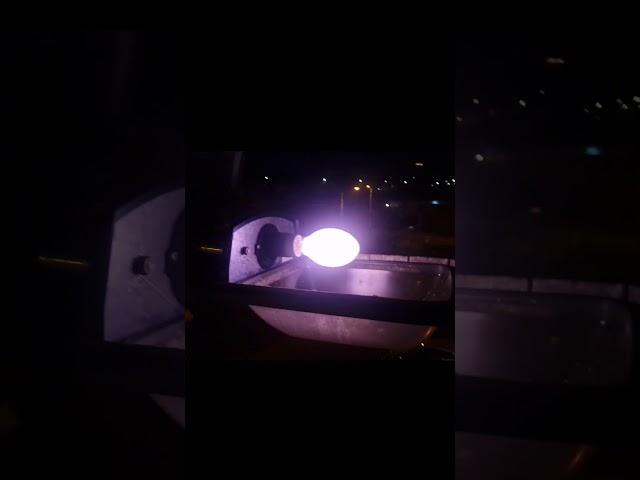 Philips SGS203 SON 70W Lamp Replacement At Night!