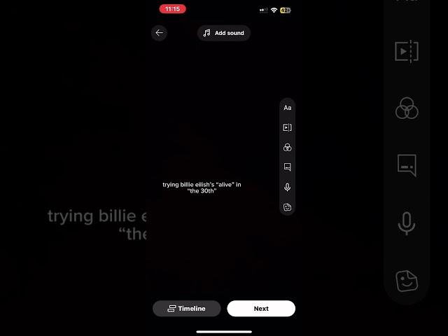 trying billie eilish “alive”