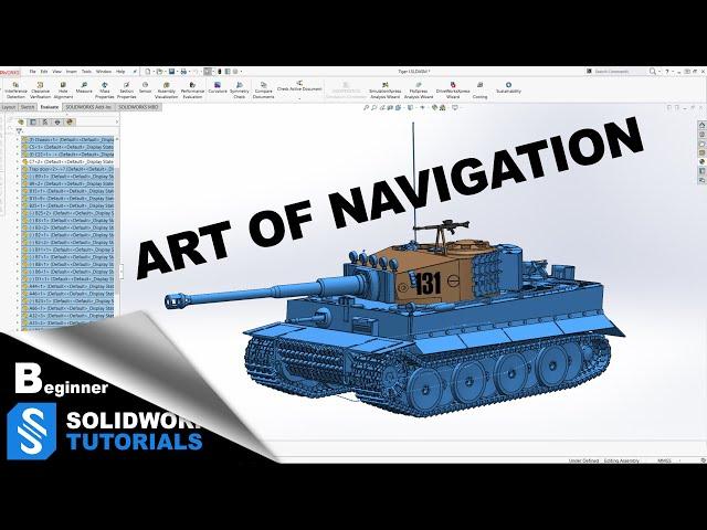 Everything about Navigation in SolidWorks for Beginners - SolidWorks with Ryan