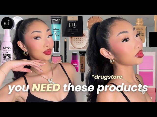 ULTIMATE drugstore makeup tutorial for beginners | baddie on a budget