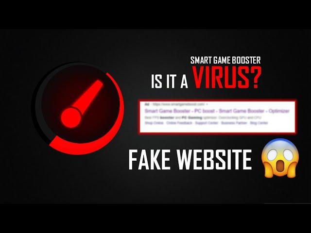 Is Smart Game Booster Virus or Not - Fake Website