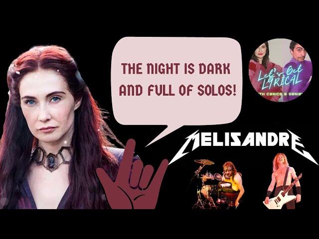 "...Then You Wake Up": GoT's Carice van Houten Reacts to Metallica's NIGHTMARISH "Blackened"