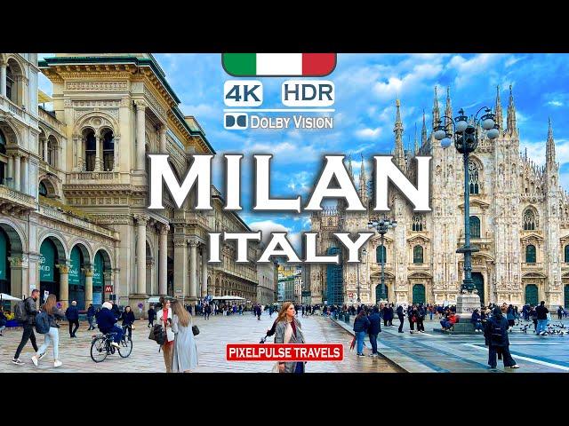 Milan, Italy 4K Walking Tour | A Day in the Life of Italy’s Fashion Capital in HDR