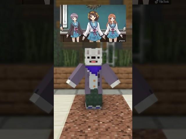 TikTokで流行ってるアニメダンスをよろずや風に踊ってみたｗｗ『Toca Toca』【まいくら・マインクラフト】
