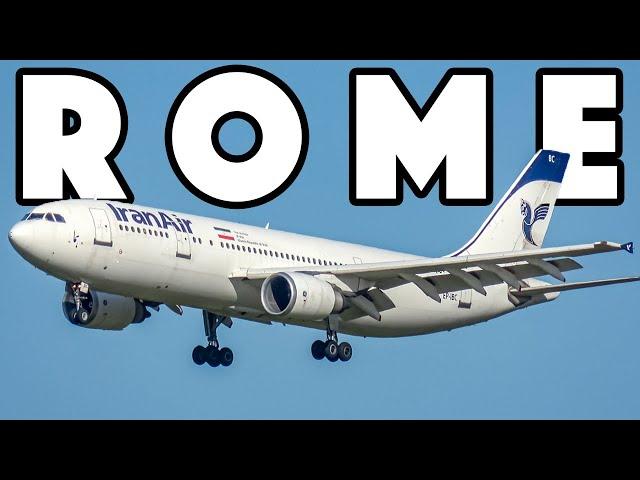 1 Hour of Non Stop action! INCREDIBLE Plane Spotting at Rome Fiumicino (FCO/LIRF)