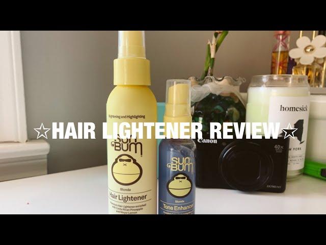 Sun Bum Hair Lightener review!!!