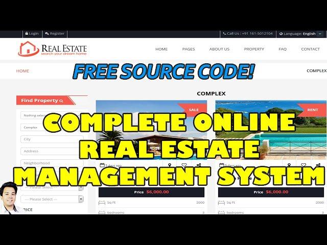 Complete Online Real Estate Management System in PHP MySQL | Free Source Code Download