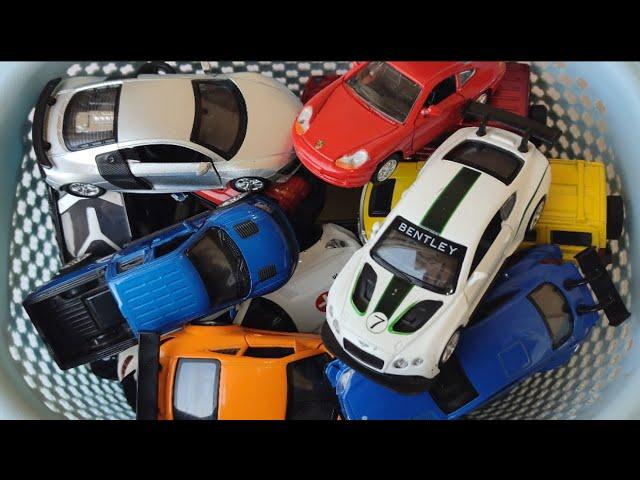 Box With Lots of Diecast Cars Collection Reviewed in Hand 4K video #diecast #diecastcollector #cars