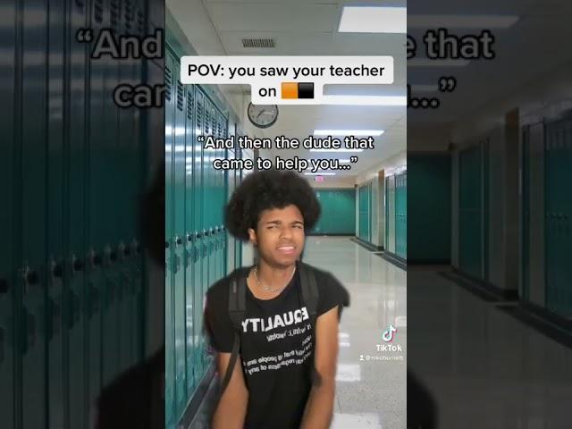 When you see your teacher on the hub 