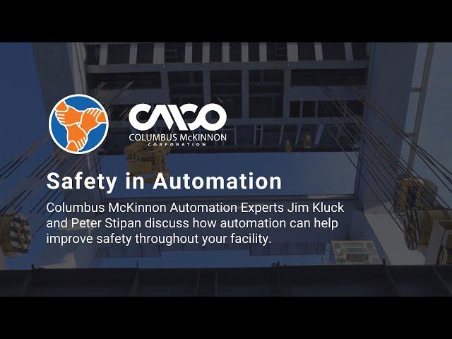 Safe + Sound Week Speaker Series | Safety in Automation