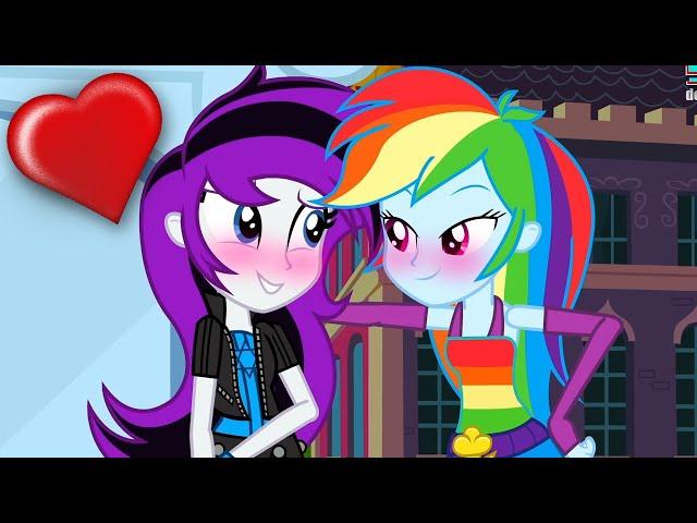 Rainbow Dash Kiss  Equestria Girls