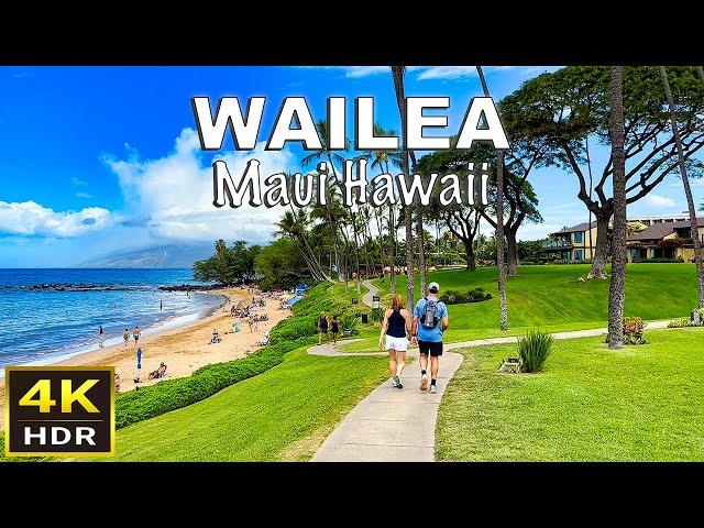 [4K HDR] Wailea Walking Tour | 2023 | Wailea, Maui, Hawaii