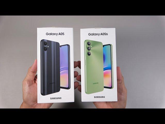 Samsung Galaxy A05 & Galaxy A05s unboxing, camera, speakers, antutu, gaming test