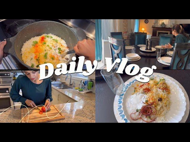 Busy Friday afternoon routine | Chicken Biryani Recipe | Pakistani living Canada | Urdu Vlog