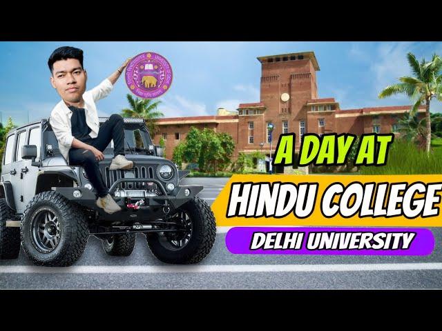 A day at Hindu College  #delhiuniversity #hinducollege