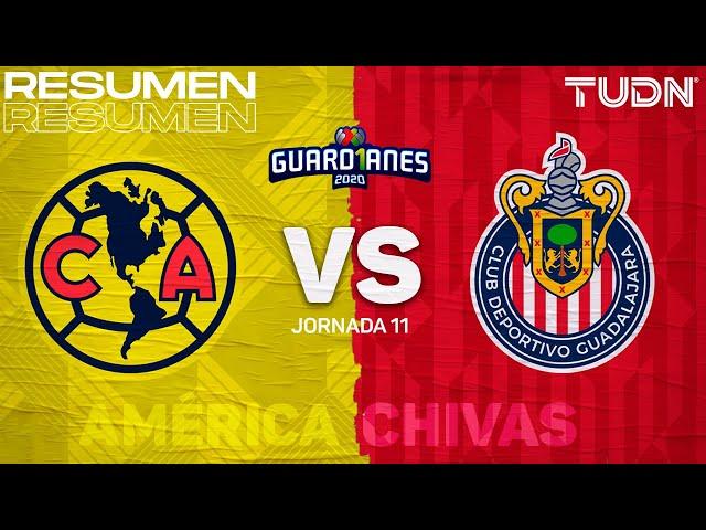 Resumen y goles | América vs Chivas | Guard1anes 2020 Liga Mx - J11 | TUDN