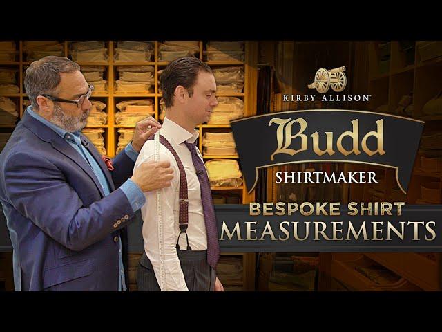 Bespoke Shirt Measurements at Budd Shirtmakers | Kirby Allison