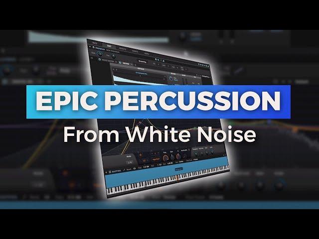 EPIC Cinematic Drums from White Noise | A Sound Design Tutorial