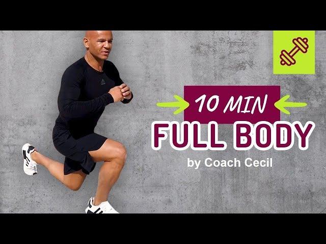 Extremes 10min Full Body Workout für Zuhause [by Coach Cecil]