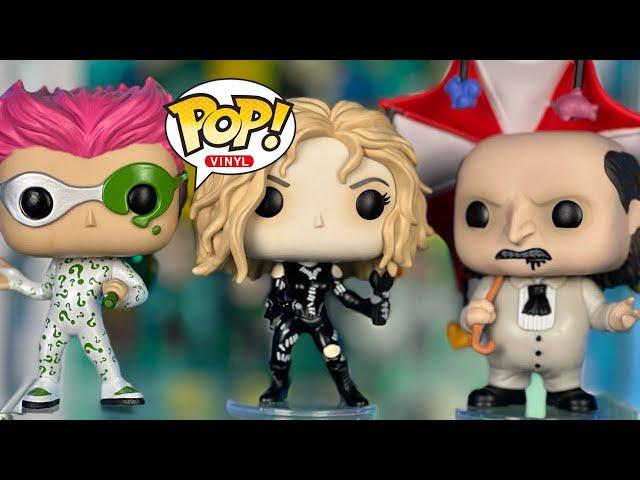 Funko Pop Batman Forever/ Batman Returns Catowman , The Penguin and The riddler review