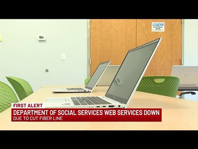 DSS web services down following fiber failure