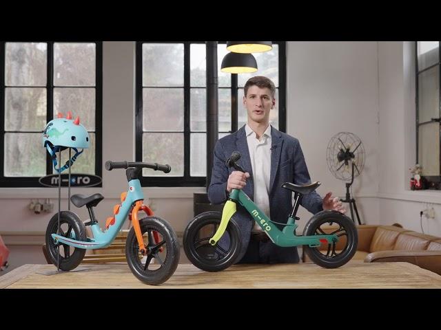 Micro Balance Bike With 3D Dino Design Suitable For Kids Age 2+ years