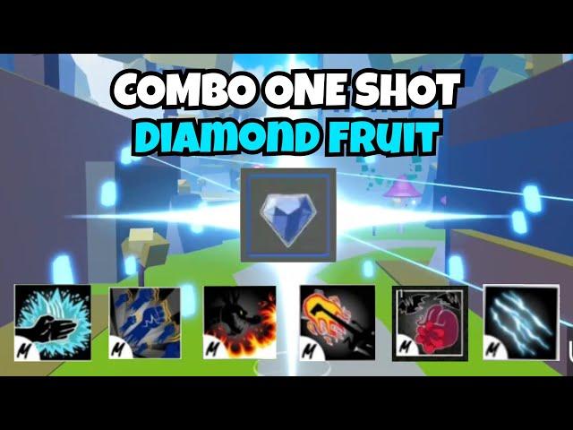 Combo One Shot With Diamond Fruit And All Melee (UPDATE 24) | Blox Fruit