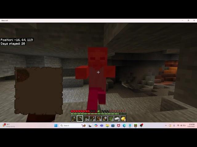Singing while I mine stuff
