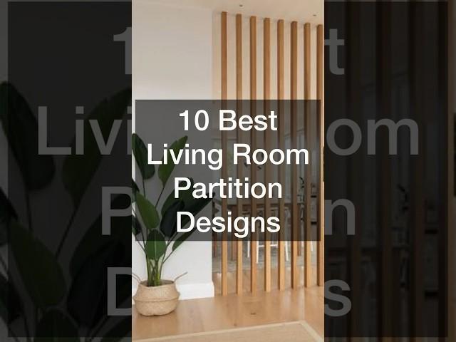 10 Best Living Room Partition Wall Design 2023| Kitchen Partition Design| Hall Partition Design