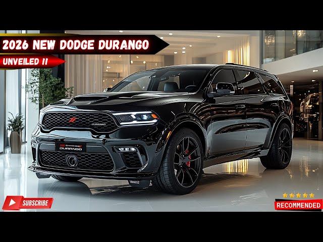 New 2026 Dodge Durango: Unveiling the Future of SUVs - Innovation, Performance, and Luxury Redefined