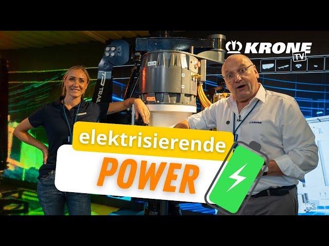 Energized on the Road: Electrified Trailers and their power put to the test | KRONE TV