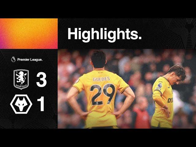 Beaten at Villa Park | Aston Villa 3-1 Wolves | Highlights