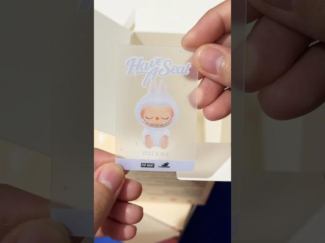 Labubu Have a Seat: Unboxing Zizi! #unboxing #labubu #popmart #blindbox #haveaseat #zizi #bagcharm