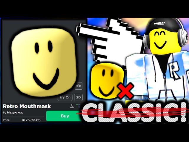 Roblox doesn't want you to own this face... (Classic 2006 Face Avatar Tricks)