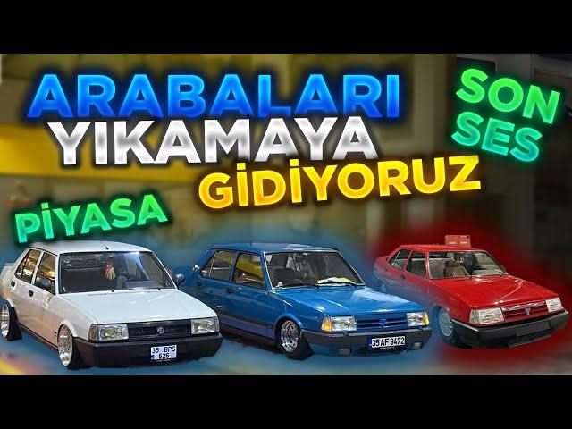 ARABALARI YIKAMAYA GİDİYORUZ SON SES PİYASA 3 ŞAHİN EFSANE VLOG #berkcakmak #izmir #tofaş #izmirişi