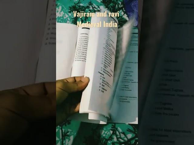Medieval India by vajiram and Ravi ias institute 