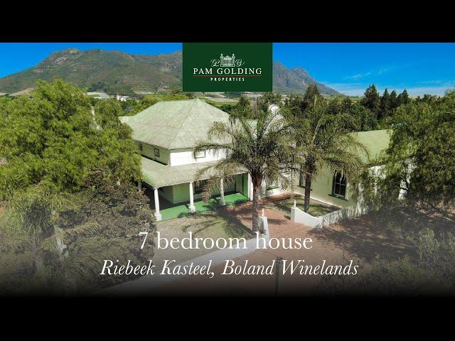 7 bedroom house for sale in Riebeek Kasteel | Pam Golding Properties