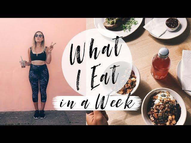 WHAT I EAT IN A WEEK + WORK OUTS | Hello October Vlog